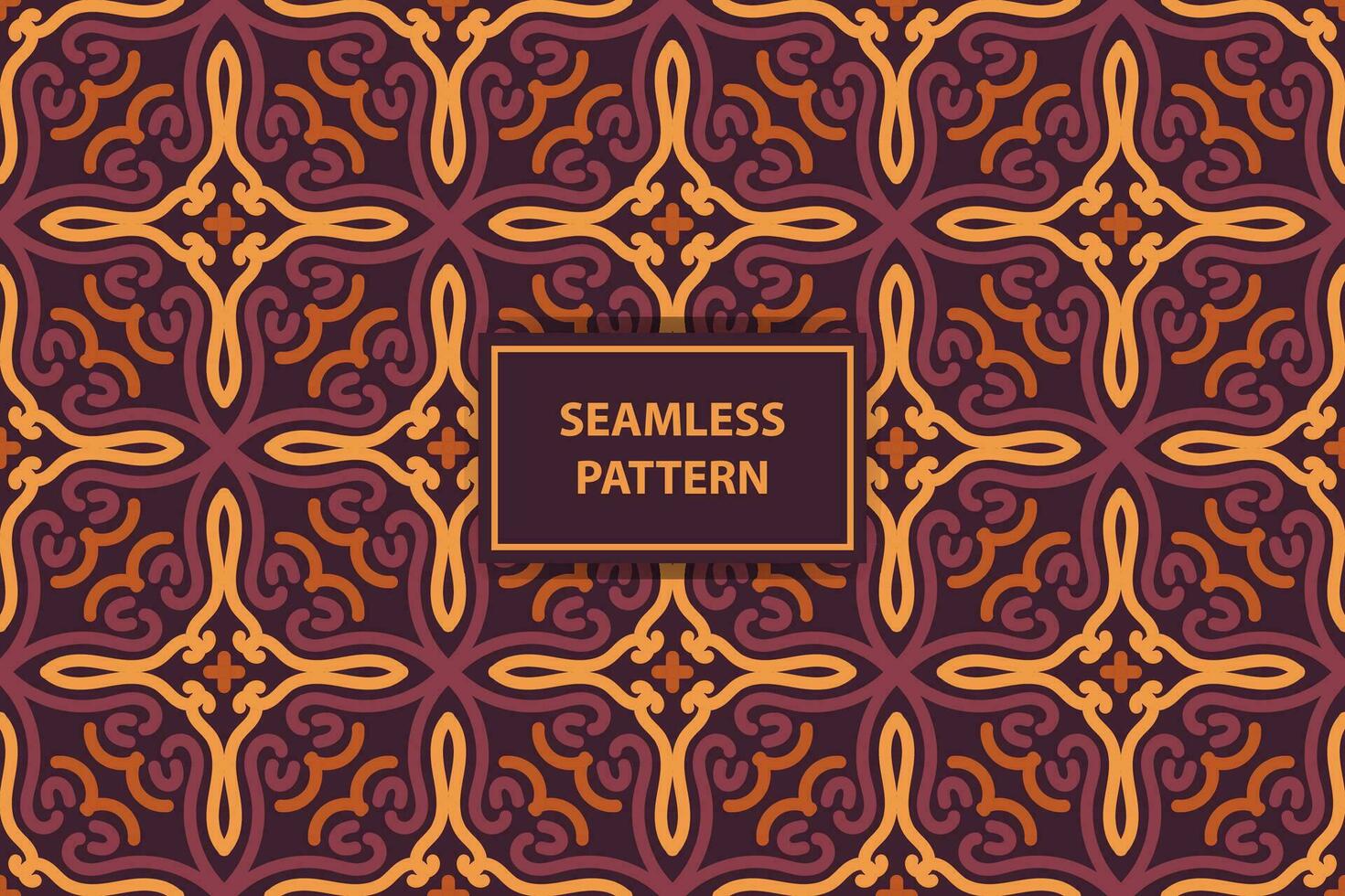 oriental modelo. púrpura y naranja antecedentes con Arábica adornos patrones, antecedentes y fondos de pantalla para tu diseño. textil ornamento. vector ilustración.