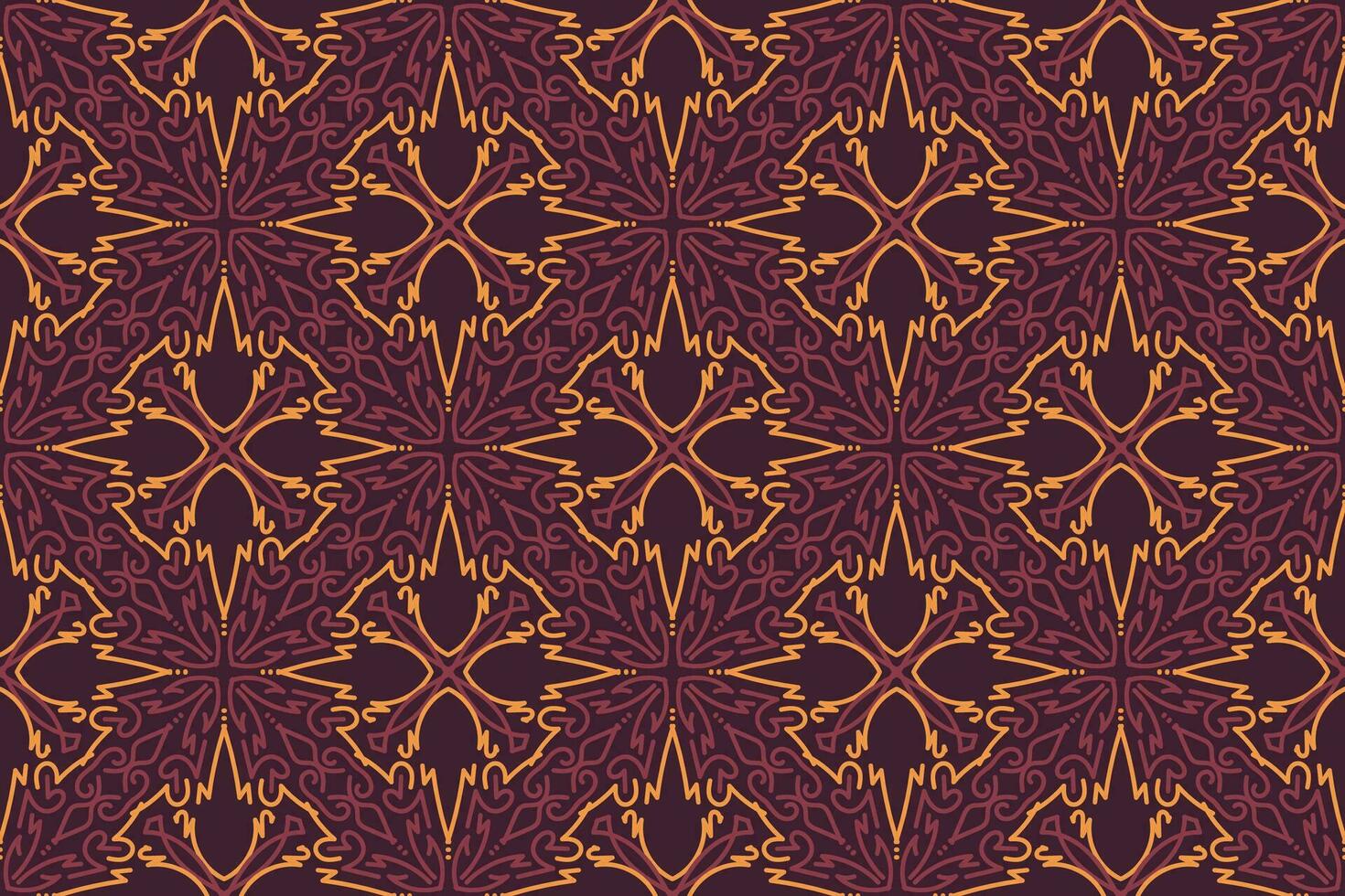 arabic pattern. purple and orange background with Arabic ornaments. Patterns, backgrounds and wallpapers for your design. Textile ornament. Vector illustration.
