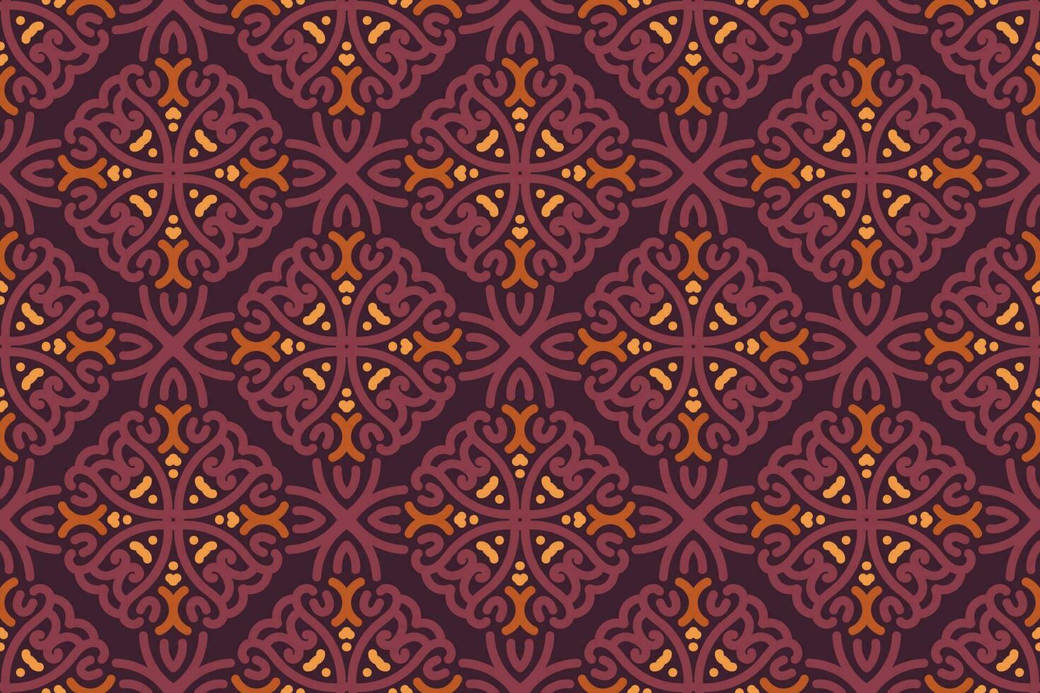 oriental pattern. purple and orange background with Arabic ornaments. Patterns, backgrounds and wallpapers for your design. Textile ornament. Vector illustration.