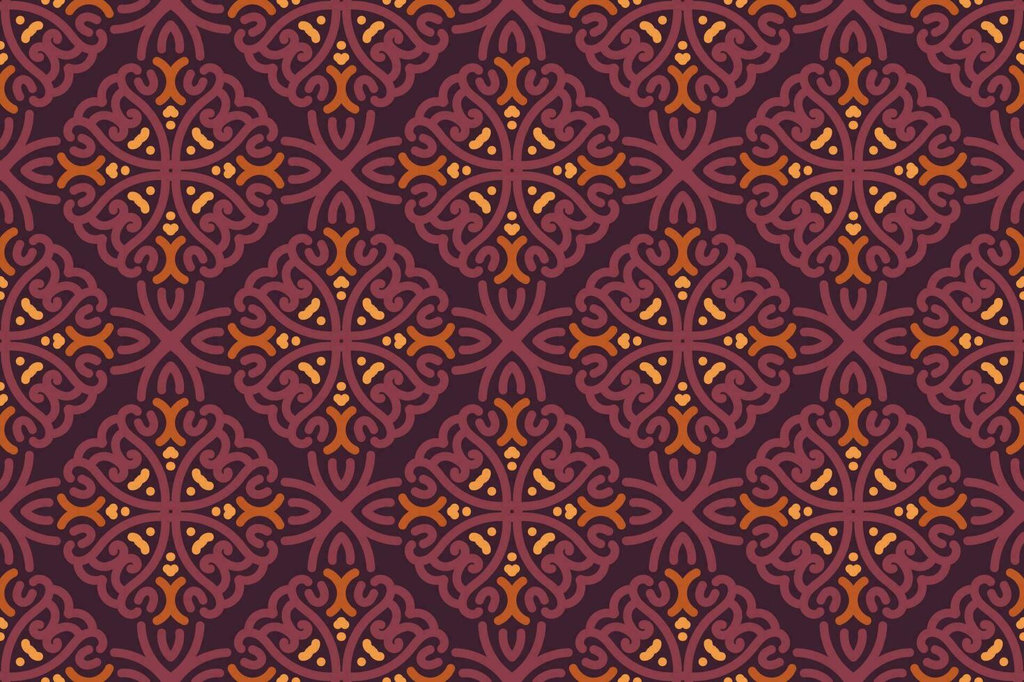 oriental pattern. purple and orange background with Arabic ornaments. Patterns, backgrounds and wallpapers for your design. Textile ornament. Vector illustration.