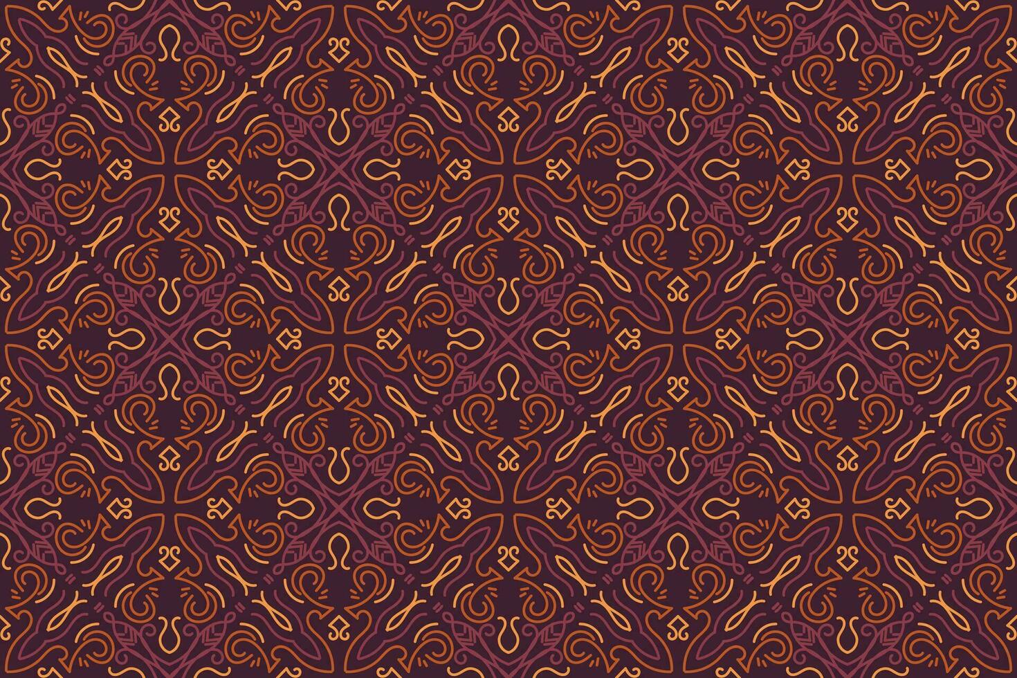 arabic pattern. purple and orange background with Arabic ornaments. Patterns, backgrounds and wallpapers for your design. Textile ornament. Vector illustration.