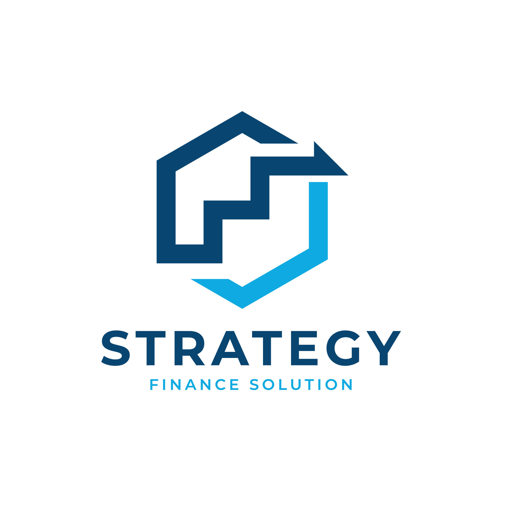 Strategy Logo design Modern minimal concept for financial and corporate ...