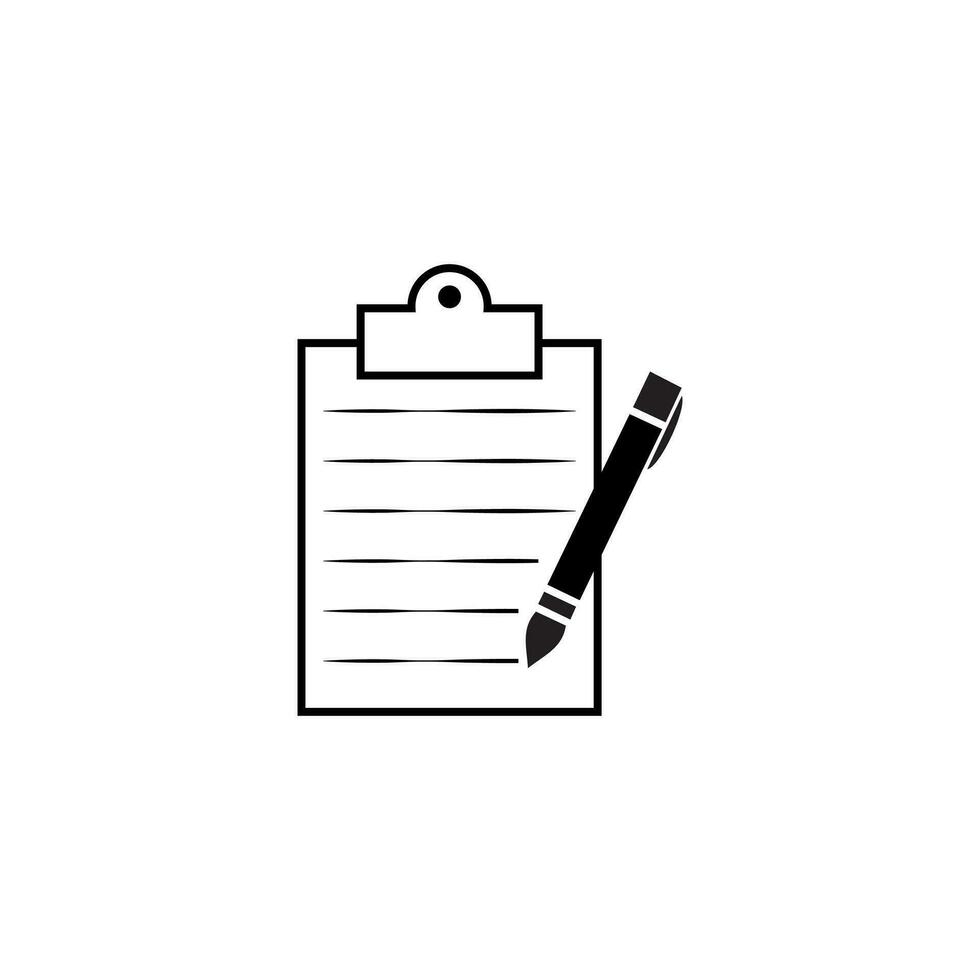 Document vector file icons. Paper documents icons, signs. Clipboard, checklist, report, survey or agreement editable stroke outline icon. vector design.