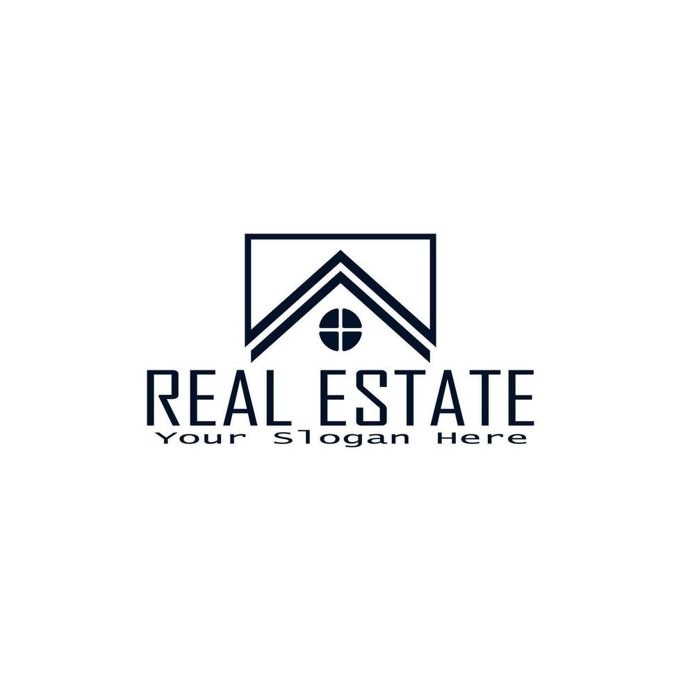 real estate housing apartment hotel logos. real estate development company logotype. minimalist real estate housing logo. vector