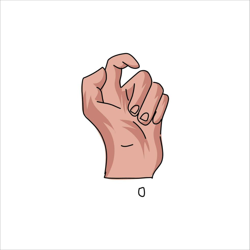 Aquarium Hand vector illustration. Female hands holding and pointing gesture, crossed fingers, fist, peace and thumbs up. Cartoon human palm and wrist vector set. hand sign language for the deaf