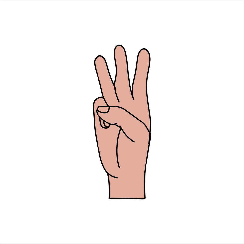 Aquarium Hand vector illustration. Female hands holding and pointing gesture, crossed fingers, fist, peace and thumbs up. Cartoon human palm and wrist vector set. hand sign language for the deaf
