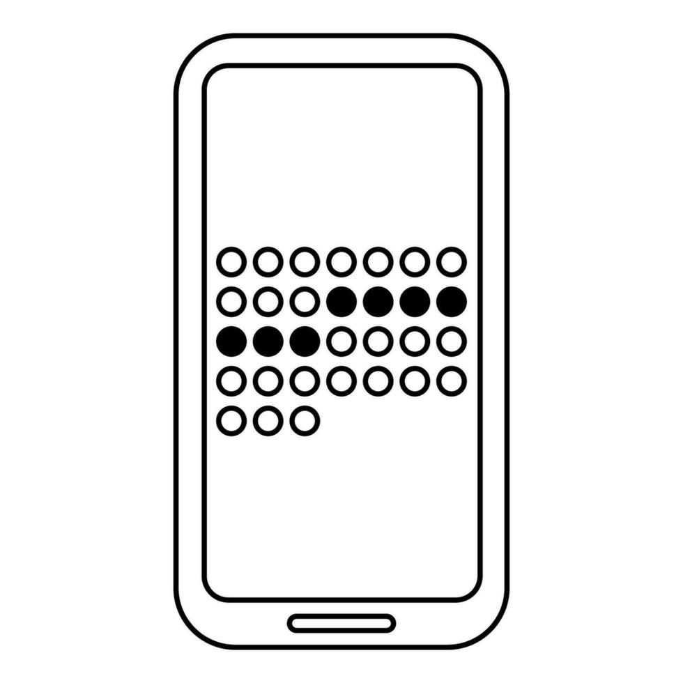 smartphone calendar cycle women track icon element vector