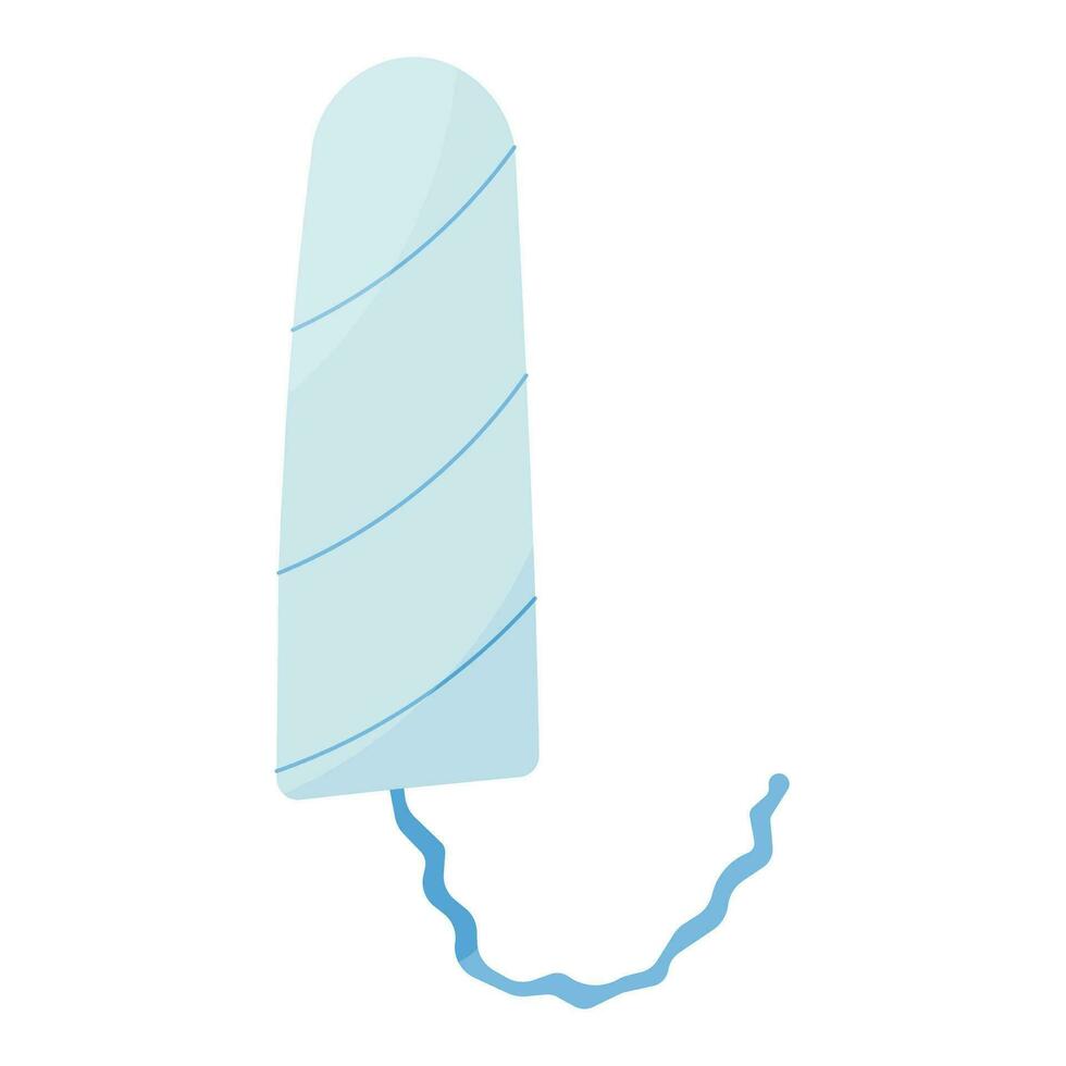 tampon woman period icon element blood applicator vector