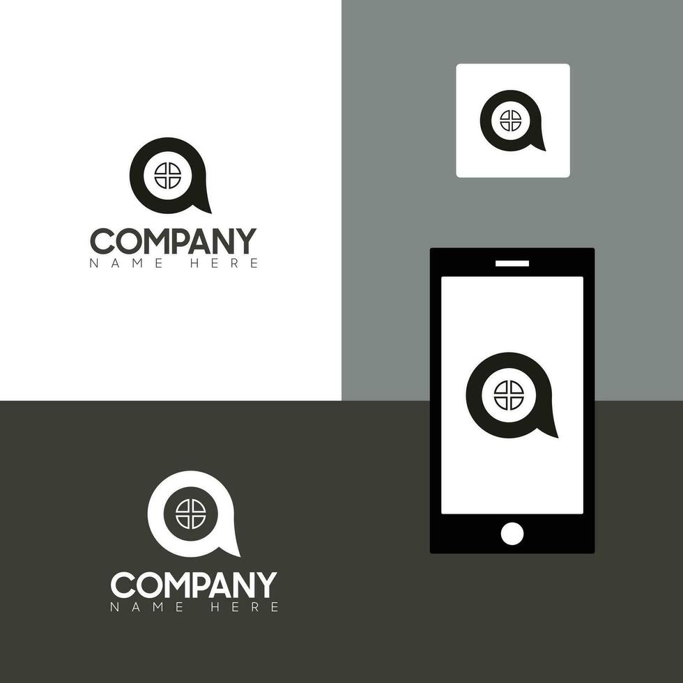 A letter investment company logo design vector