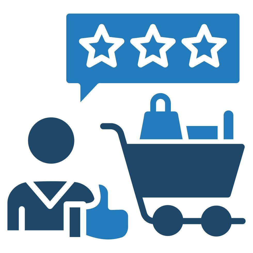 Consumer Feedback icon line vector illustration