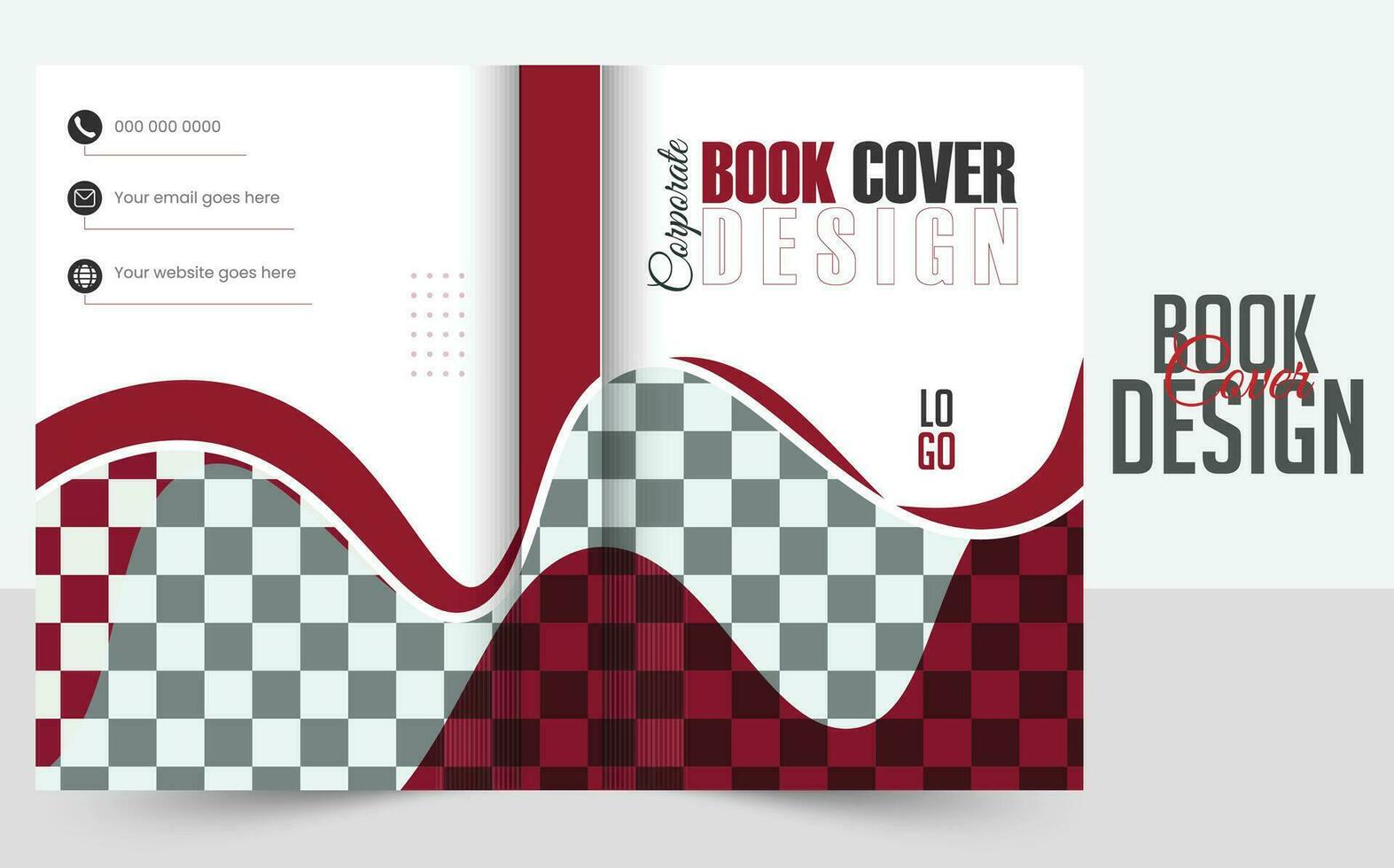 Creative and modern Corporate book cover design set. free vector. vector