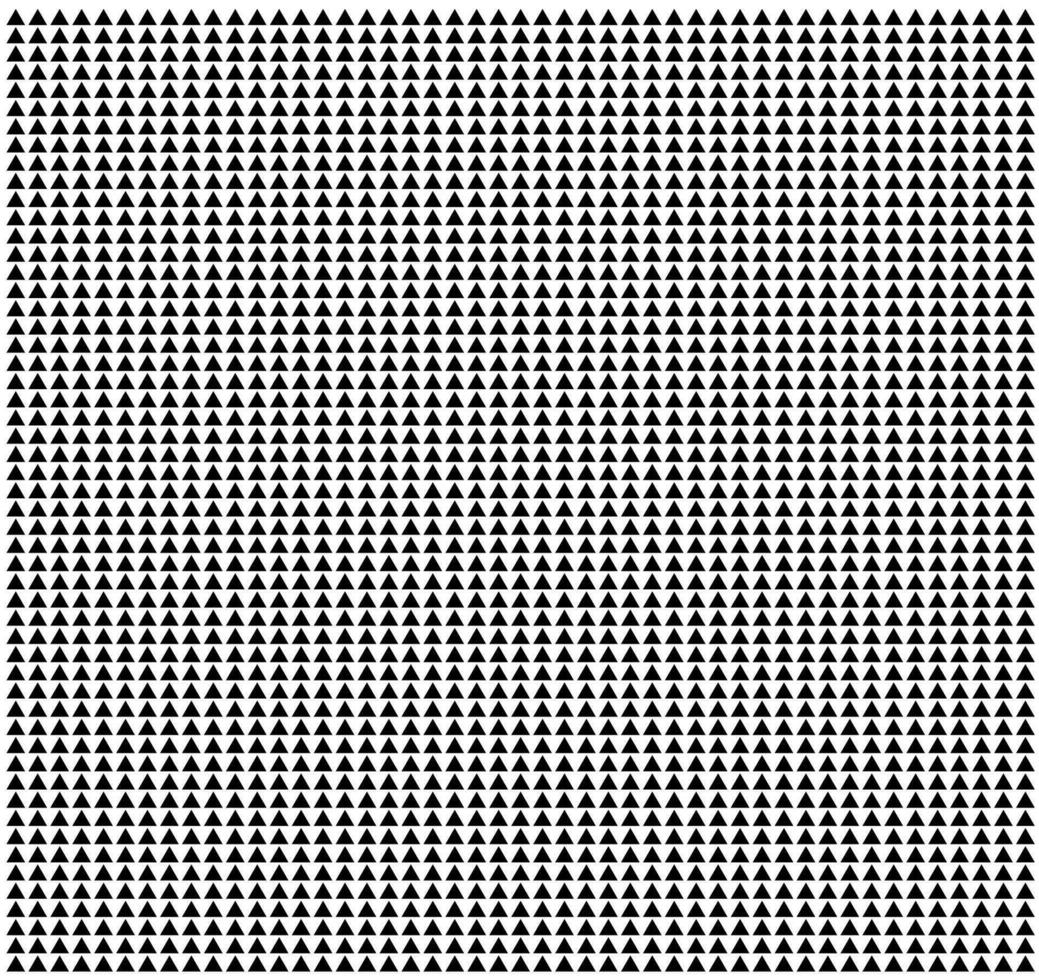 Geometric pattern of black triangles on a white background. Halftone geometric background. Monochrome texture for printing on badges, posters, and business cards. vector
