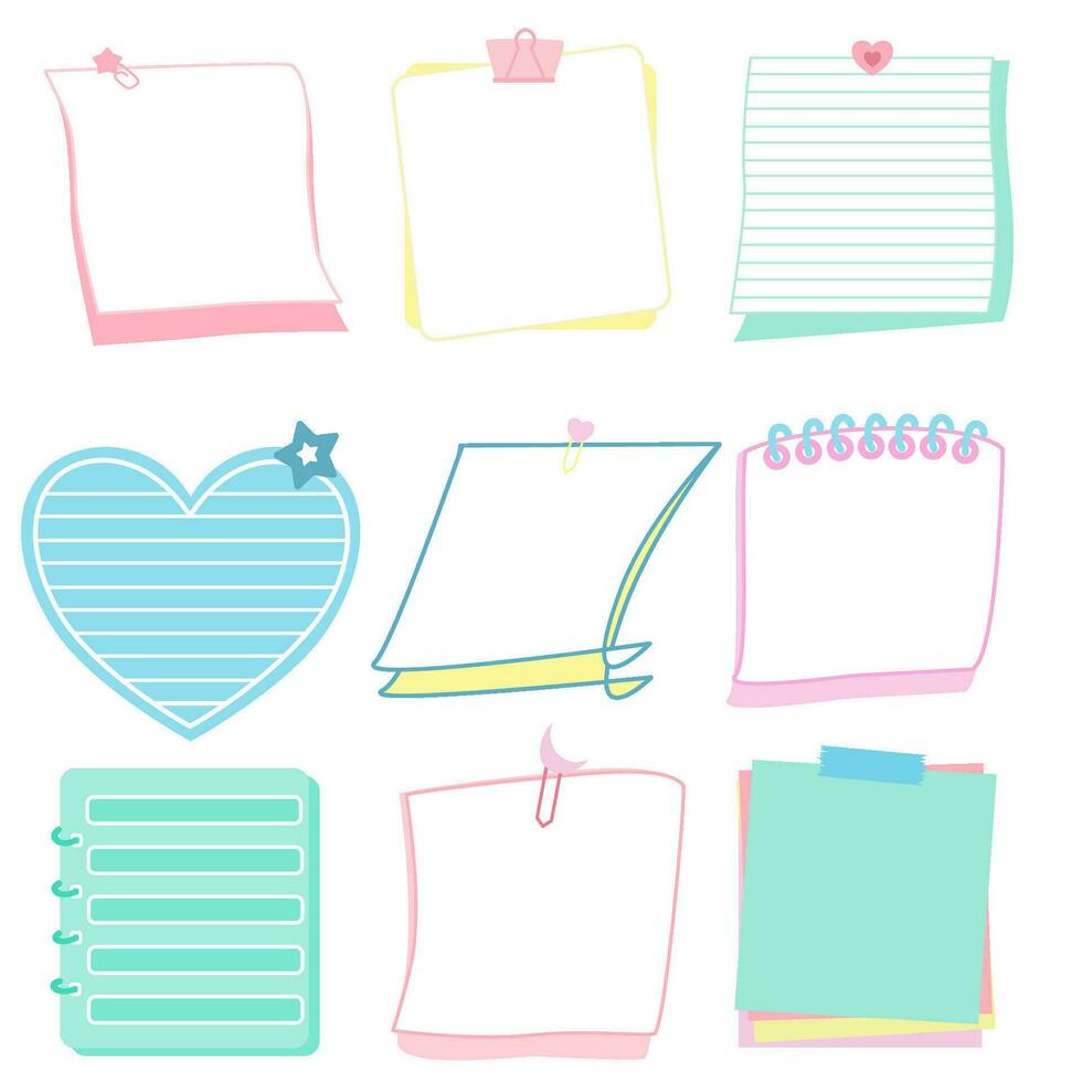 Sticky note illustration vector