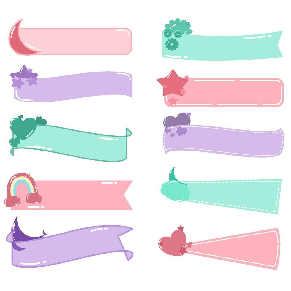 Label name tag vector