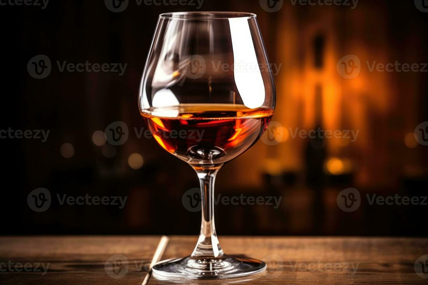 AI Generated Brown scotch liquid dark table drink black bourbon rum cognac liqueur background photo