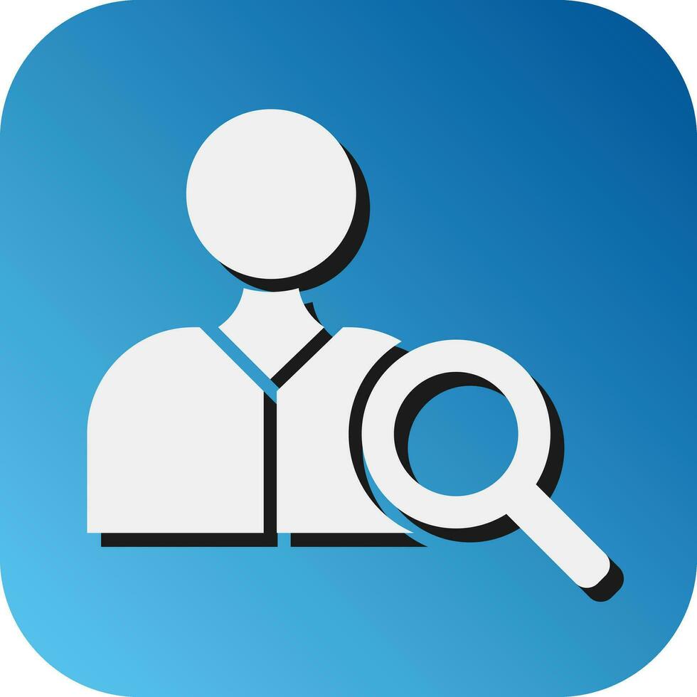 Candidates Vector Glyph Gradient Background Icon For Personal And Commercial Use.