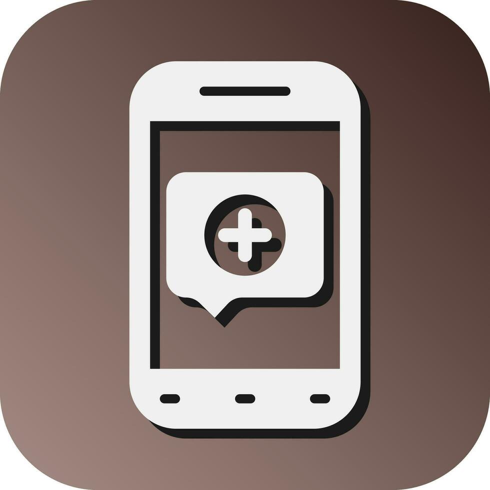 New Message Vector Glyph Gradient Background Icon For Personal And Commercial Use.