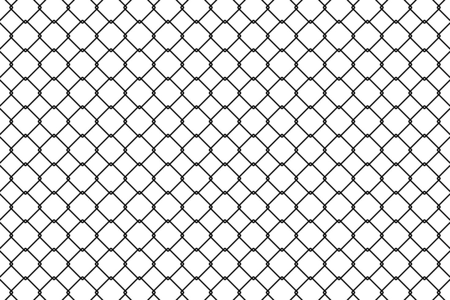 Metal fence black wire vector. vector
