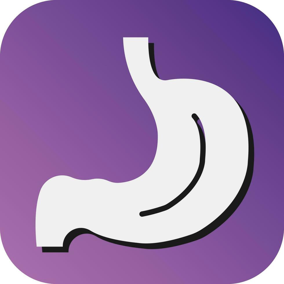 Gastroenterology Vector Glyph Gradient Background Icon For Personal And Commercial Use.