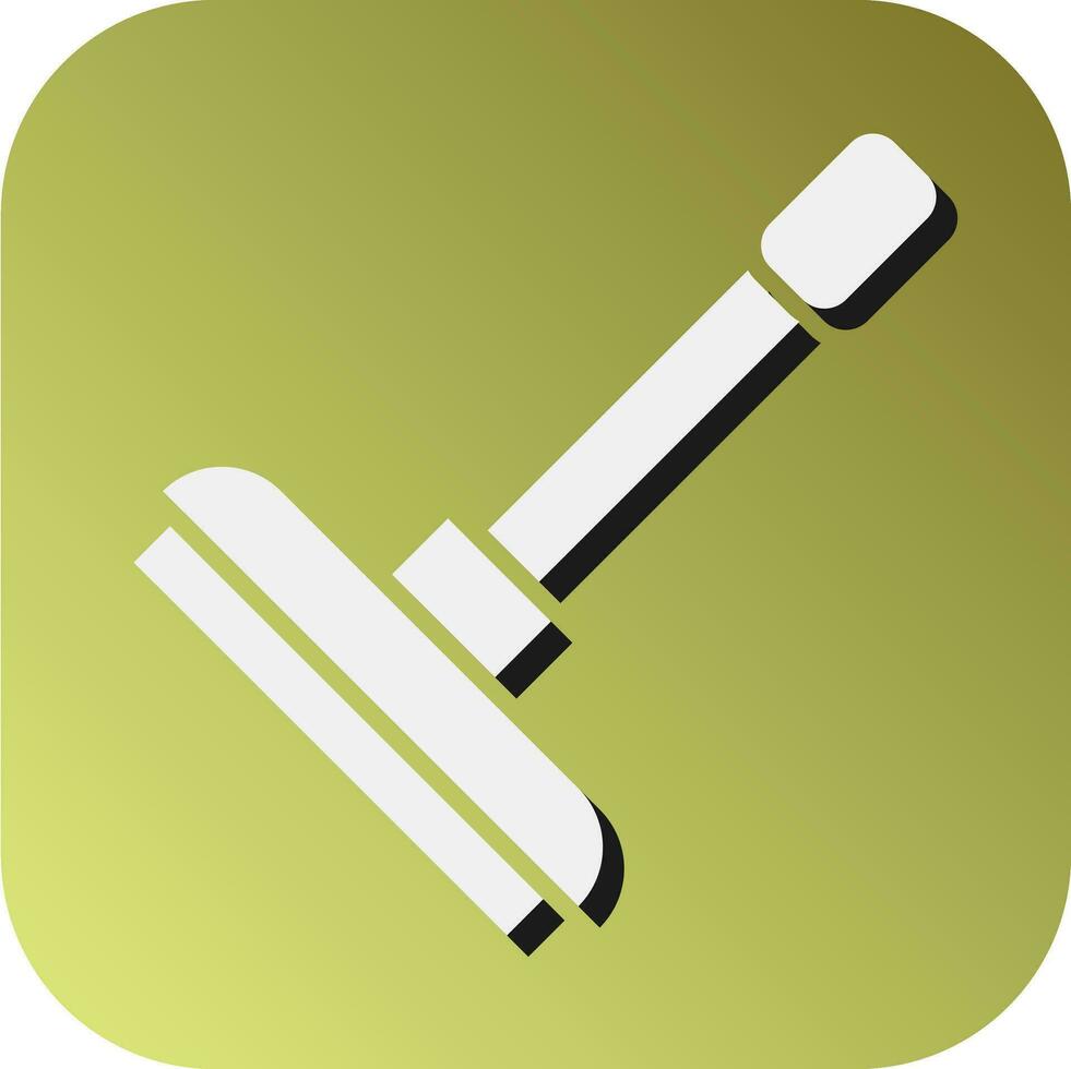 Floor Wiper Vector Glyph Gradient Background Icon For Personal And Commercial Use.