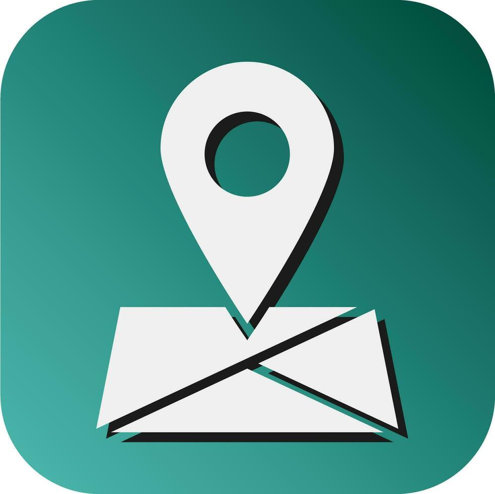 Gps Vector Glyph Gradient Background Icon For Personal And Commercial Use.