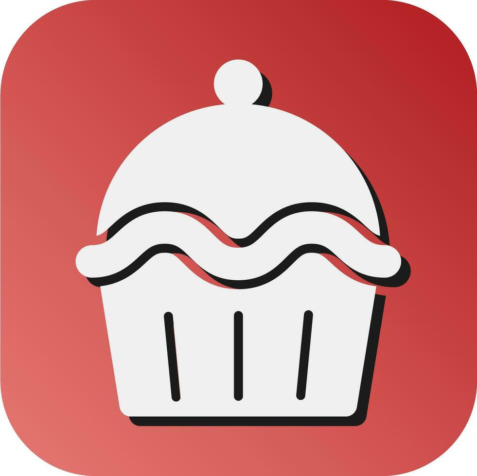 Pastry Vector Glyph Gradient Background Icon For Personal And Commercial Use.