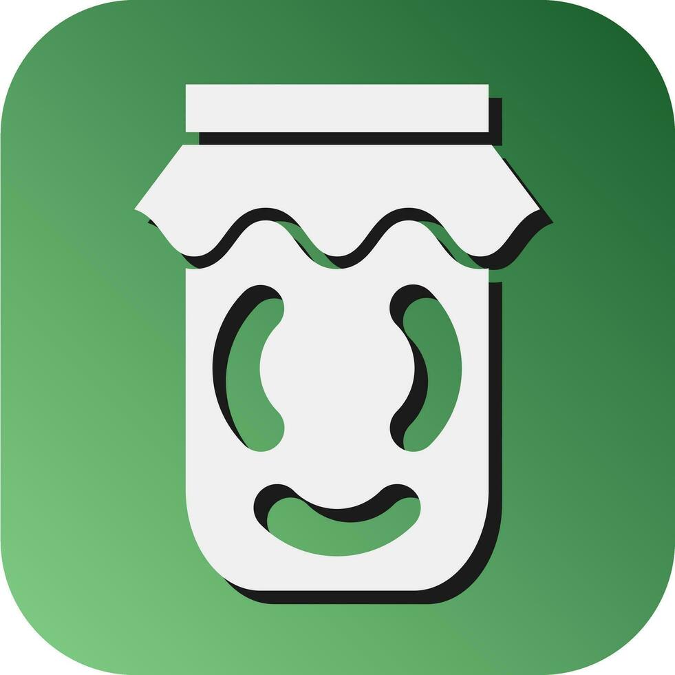 Pickle Vector Glyph Gradient Background Icon For Personal And Commercial Use.