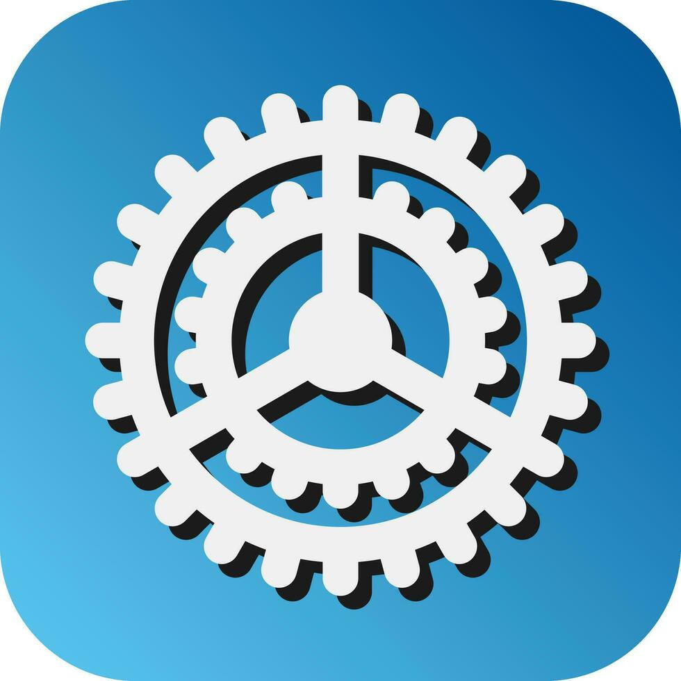 Setting Vector Glyph Gradient Background Icon For Personal And Commercial Use.