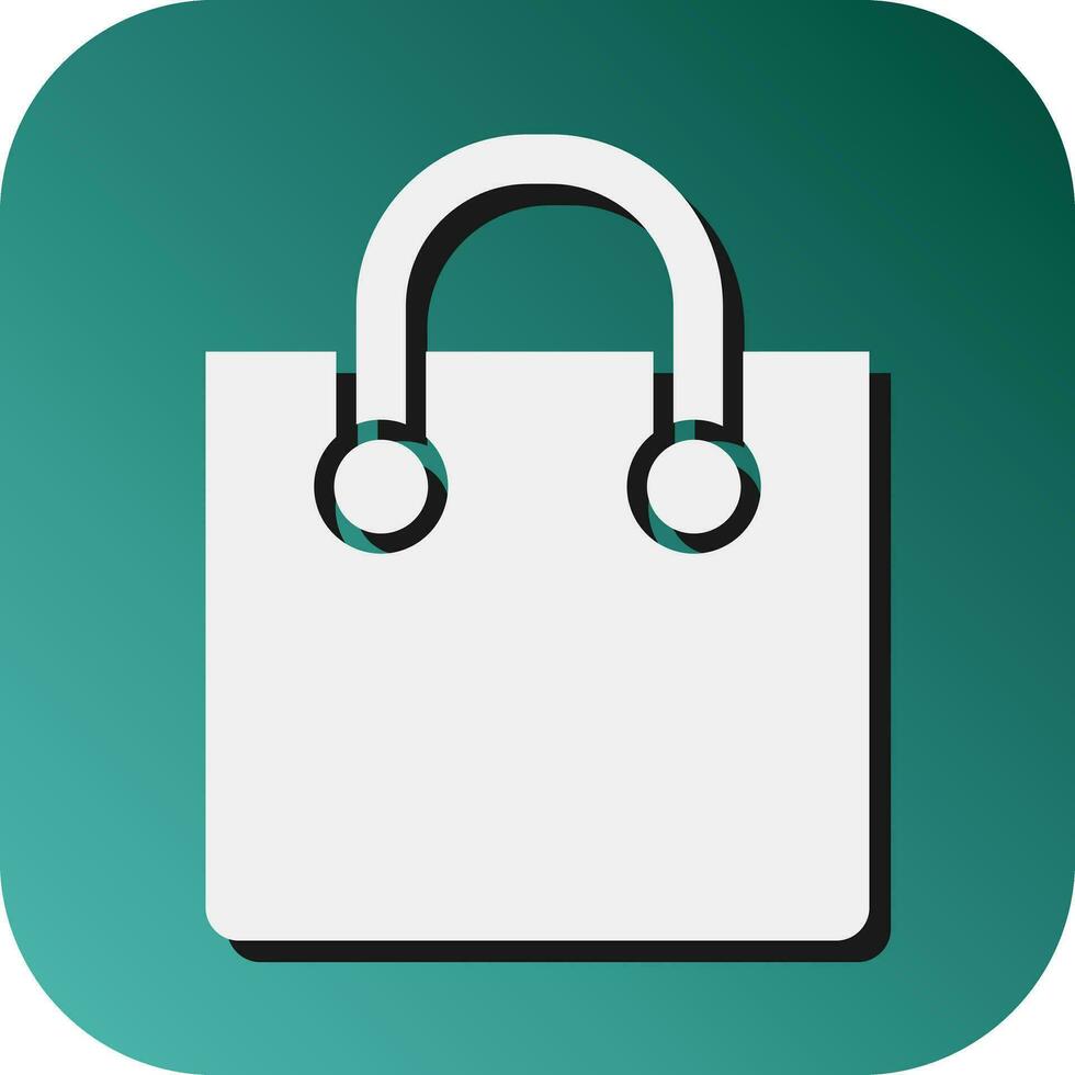 Shopping Bag Vector Glyph Gradient Background Icon For Personal And Commercial Use.