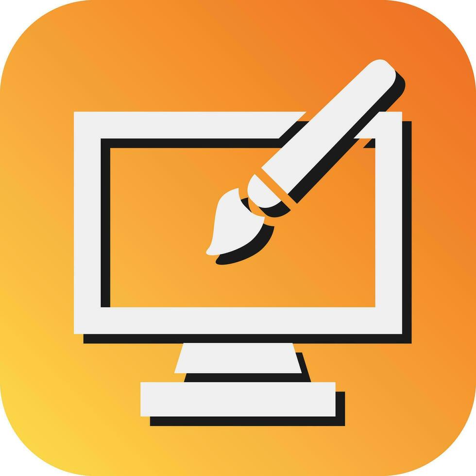 Design Vector Glyph Gradient Background Icon For Personal And Commercial Use.