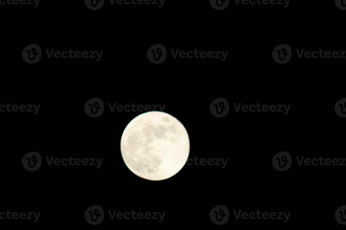 Full Moon Shining Bright In The Night photo