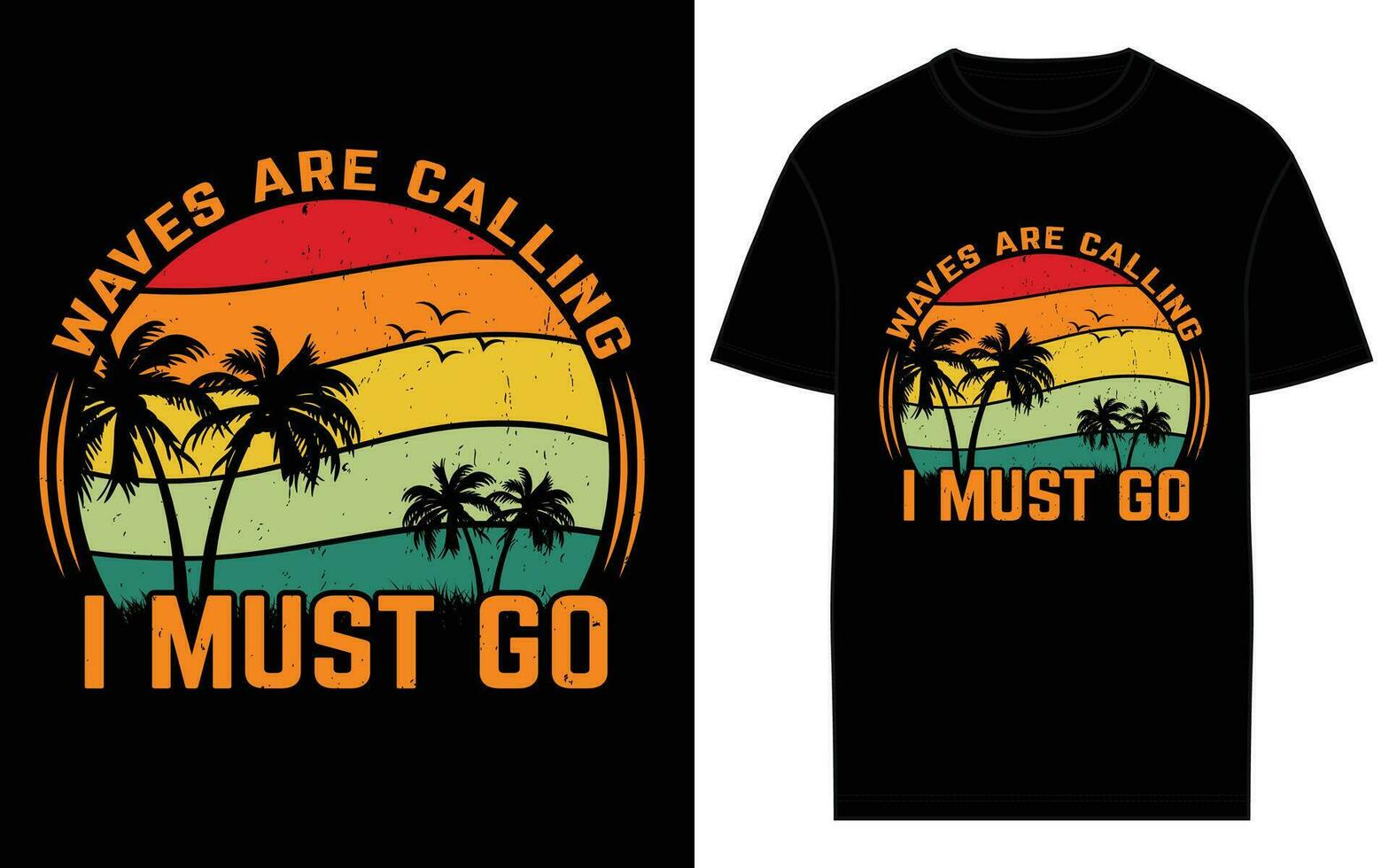 Vector Summer Creative T-Shirt Designs for the Best Surfing Adventures.Vector Summer Creative T-Shirt Designs for the Best Surfing Adventures.