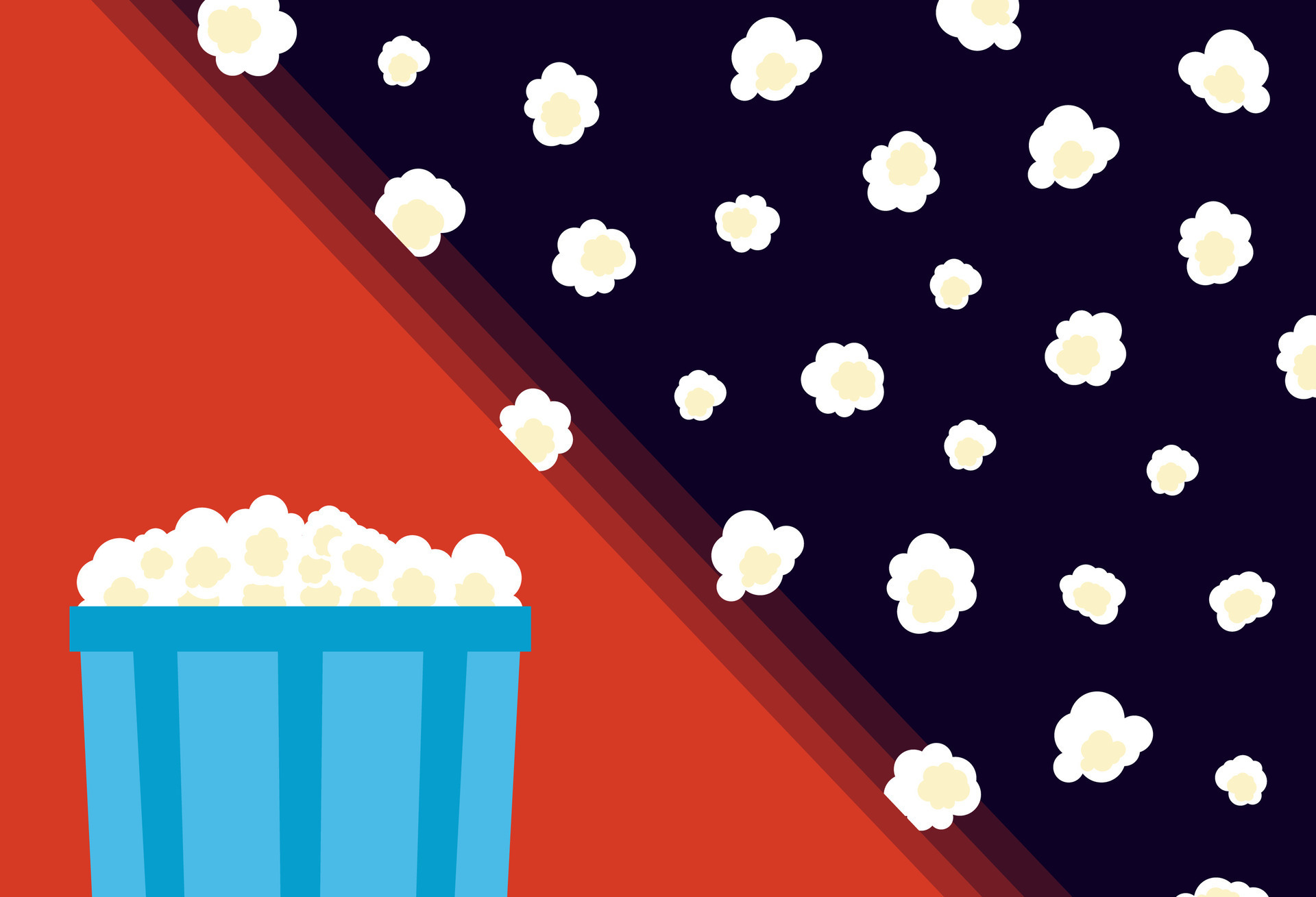 Horizontal poster template with pop corn 35319467 Vector Art at Vecteezy