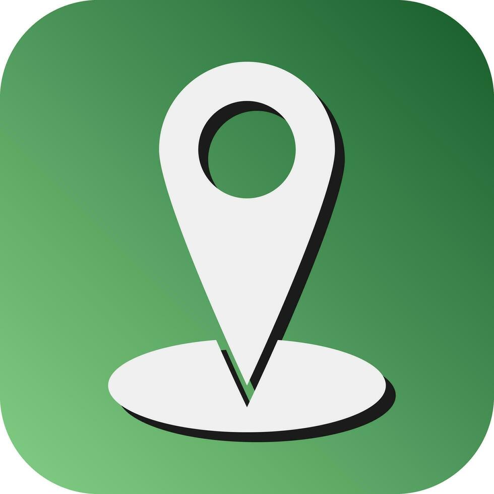 Gps Vector Glyph Gradient Background Icon For Personal And Commercial Use.
