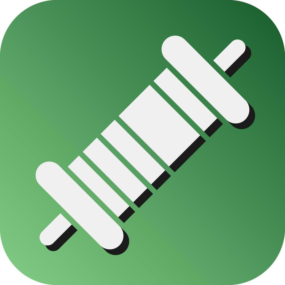 Resistor  Vector Glyph Gradient Background Icon For Personal And Commercial Use.