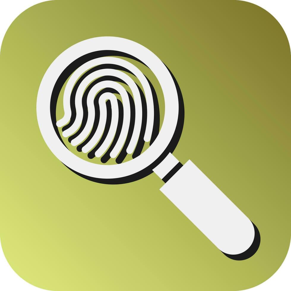 Forensic Vector Glyph Gradient Background Icon For Personal And Commercial Use.