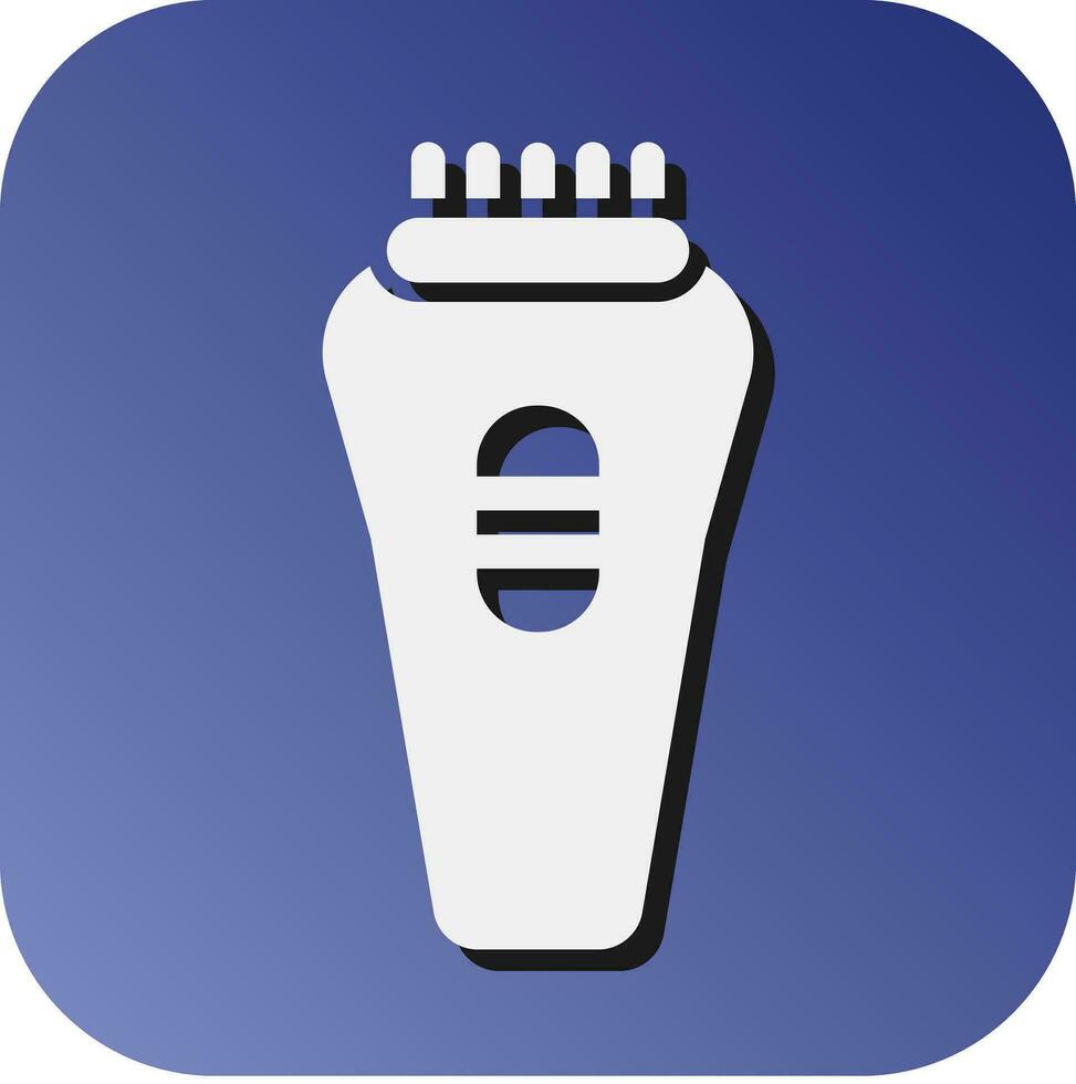 Electric Shaver Vector Glyph Gradient Background Icon For Personal And Commercial Use.