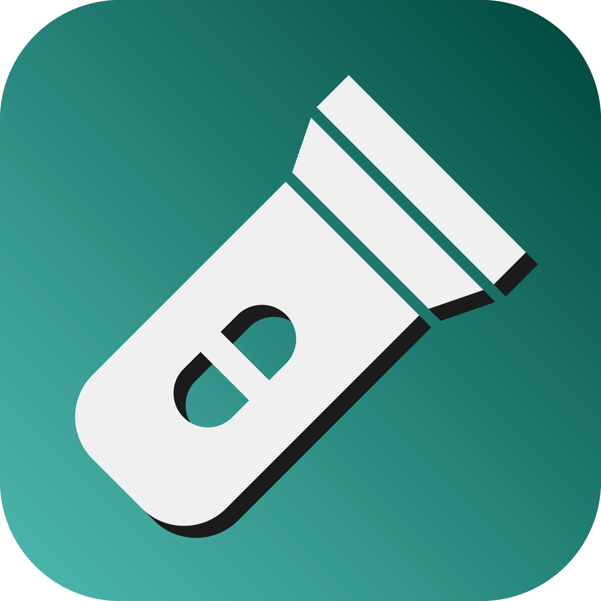 Torch Vector Glyph Gradient Background Icon For Personal And Commercial