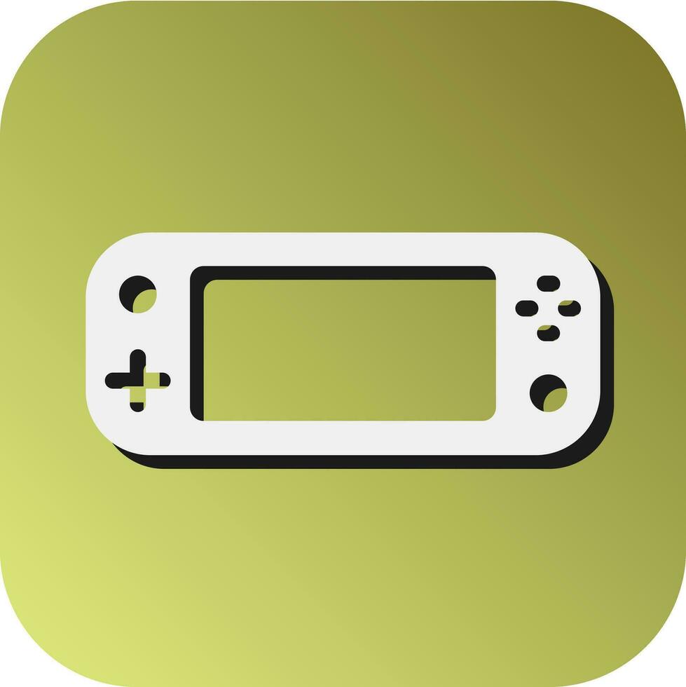 Game Console Vector Glyph Gradient Background Icon For Personal And Commercial Use.