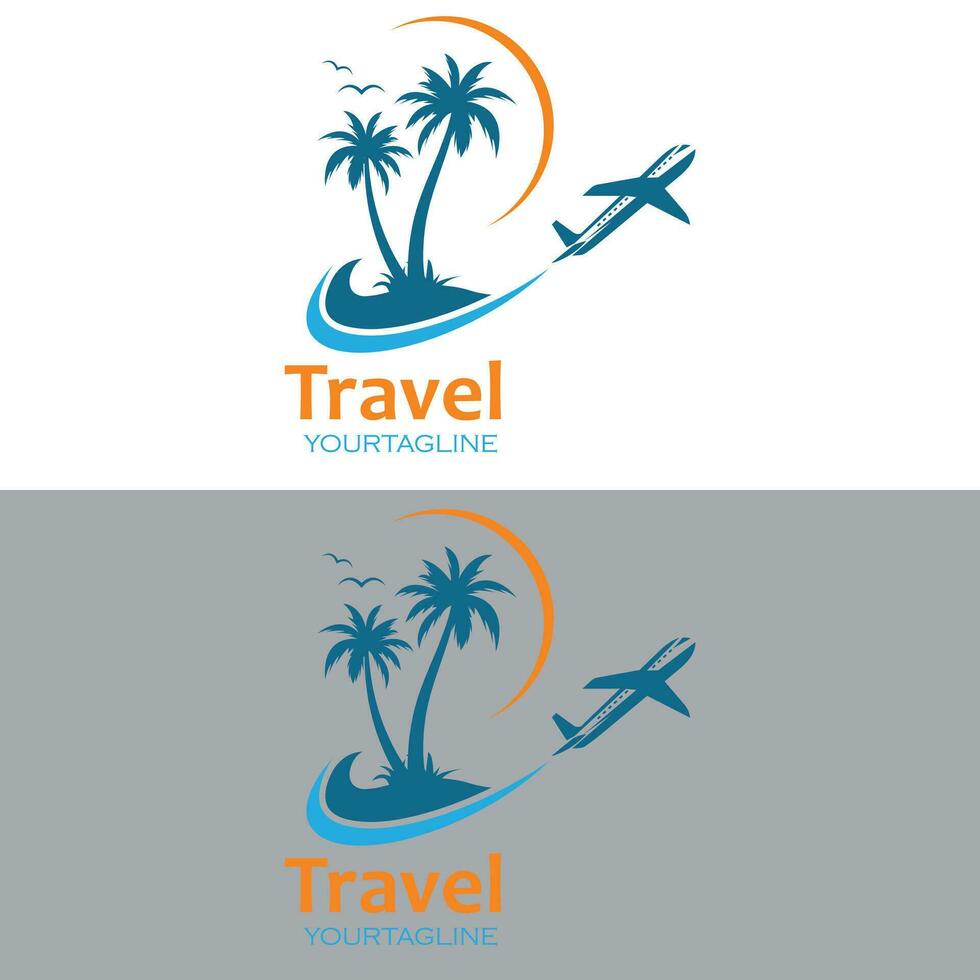 Tour and travel agency company logo design 35319866 Vector Art at Vecteezy