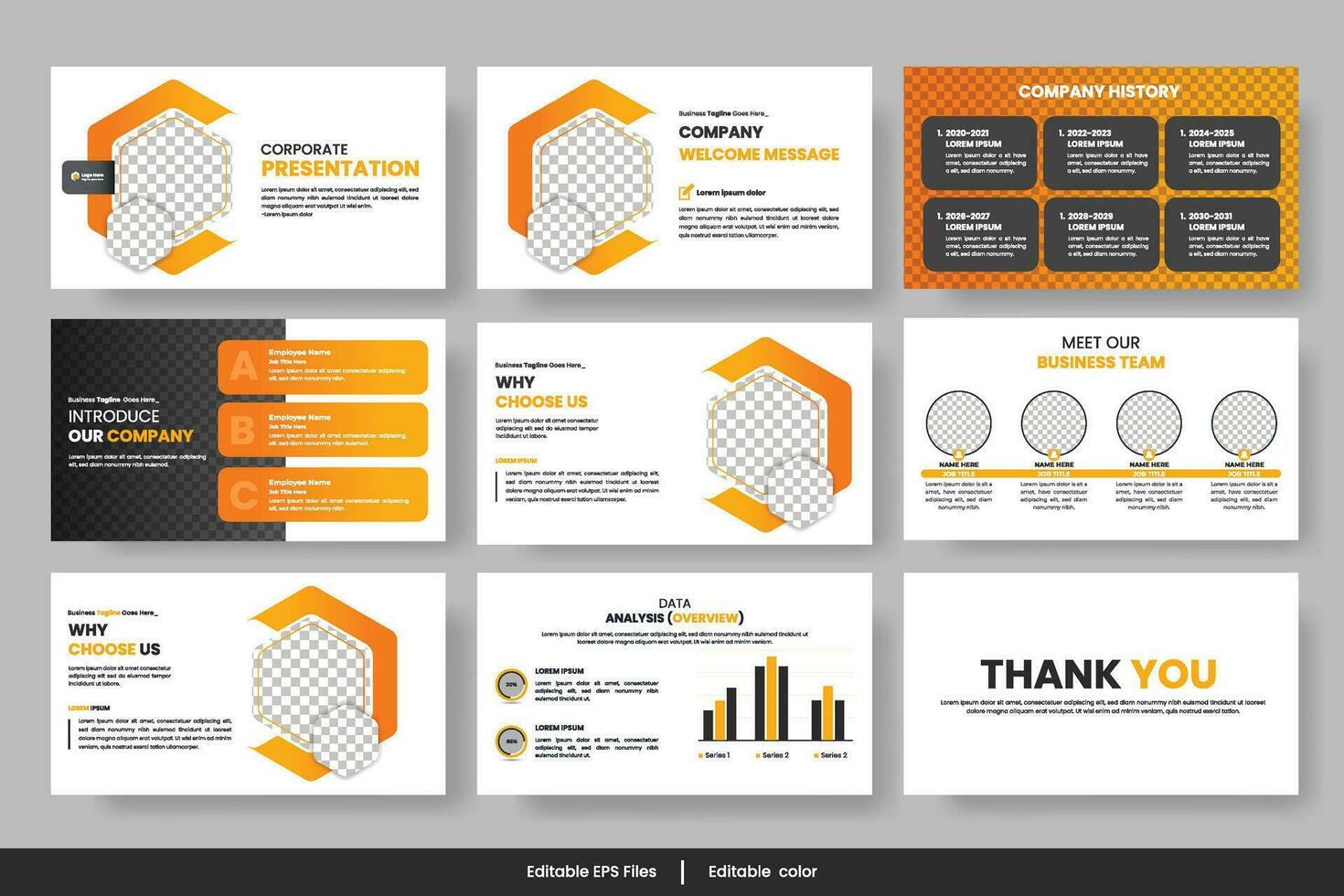 Business presentation template elements on a white background. Vector infographics. Use in Presentations, flyers and leaflets, corporate reports, marketing, advertising, annual reports, banner