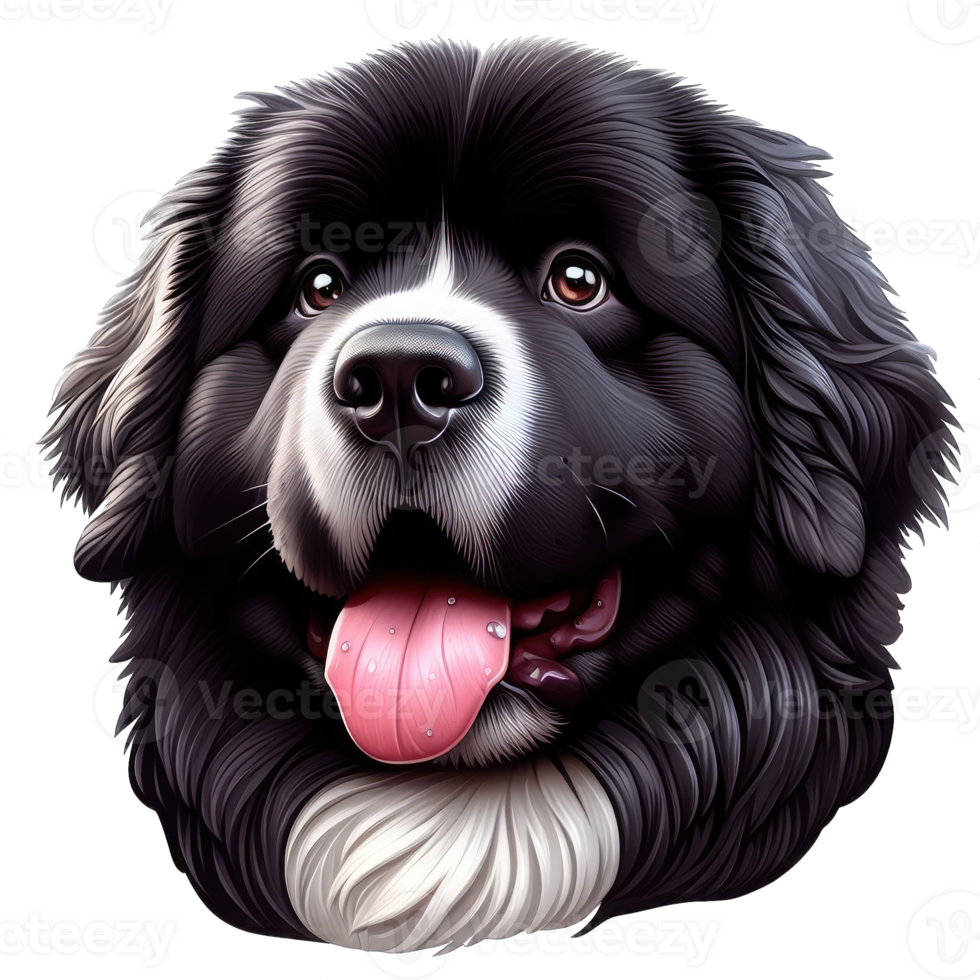 AI generated Happy Doggo's Delightful Expression, Sticker png