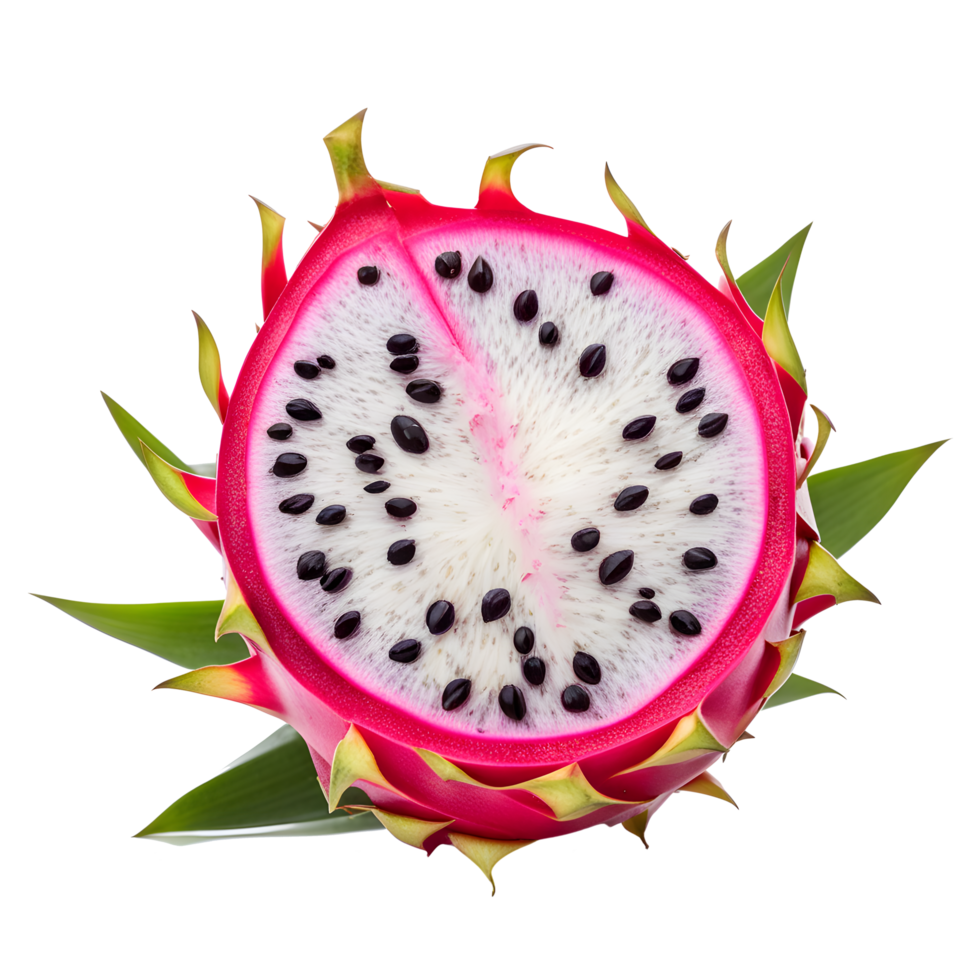 AI generated Dragon Fruit Isolated on Transparent Background png