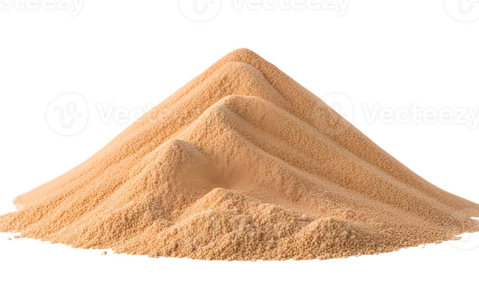 AI generated Sand Pile Isolated on Transparent Background png
