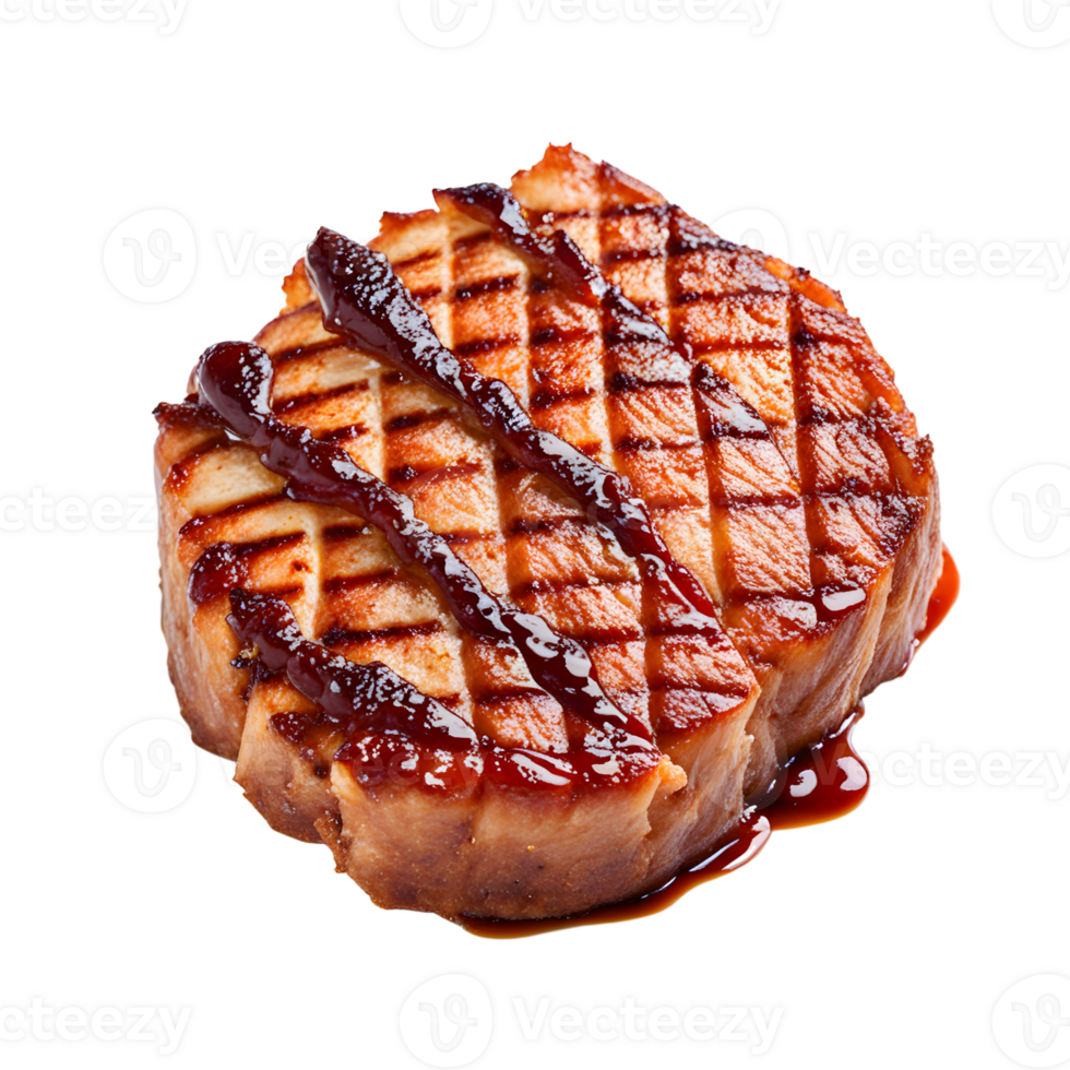 AI generated Grilled Steak Isolated on Transparent Background png