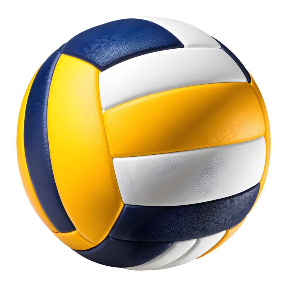 ai gerado voleibol bola isolado em transparente fundo png