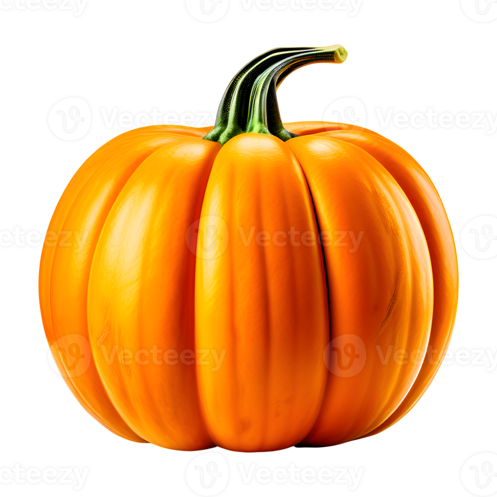 AI generated Pumpkin Isolated on Transparent Background png