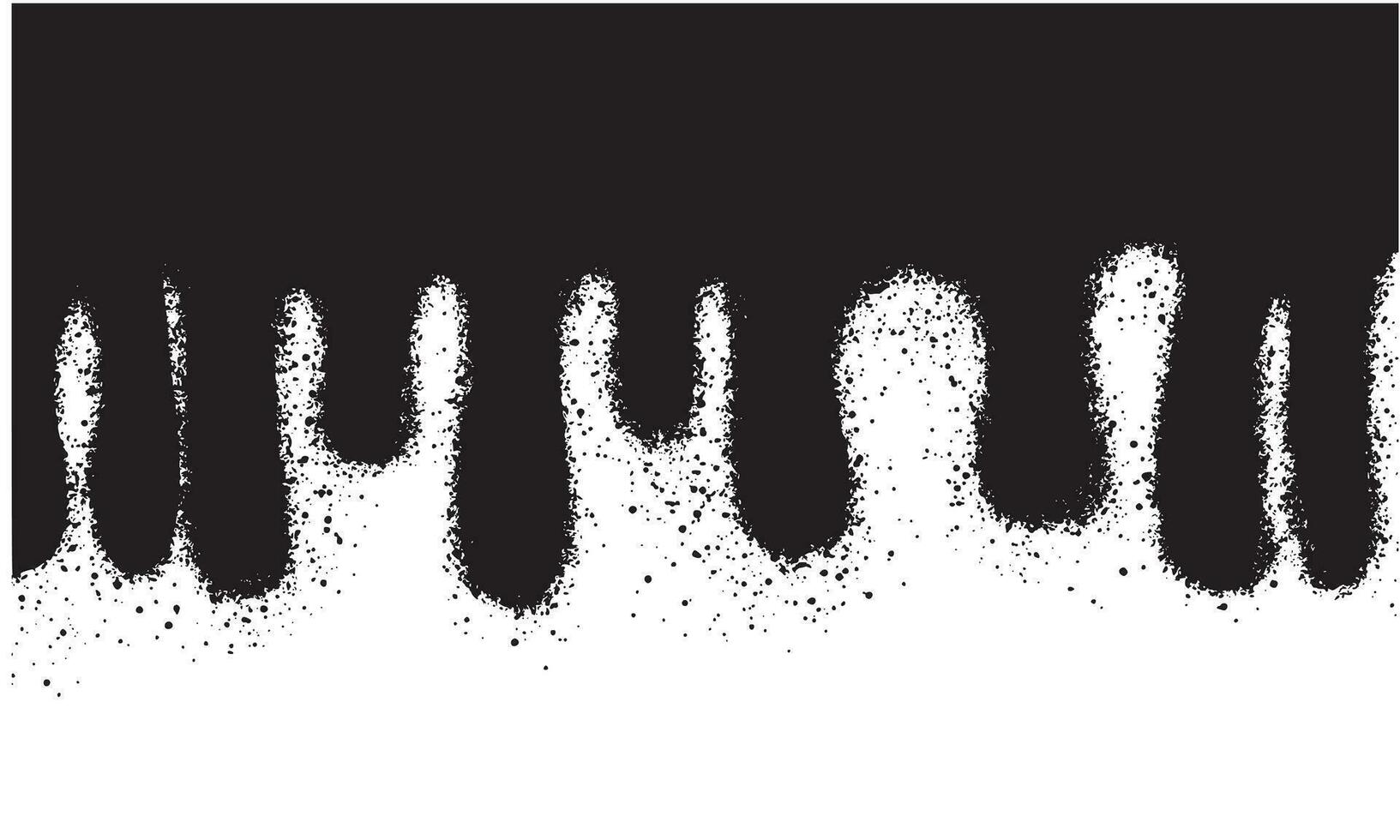 Vector dripping paint. Dripping graffiti spray paint art background.