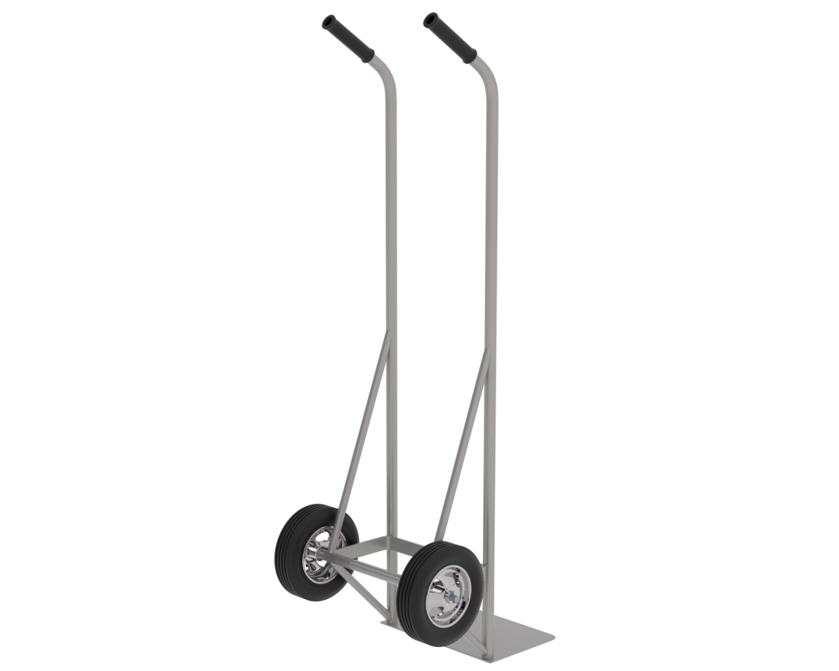 Sack truck isolated on background. 3d rendering - illustration png