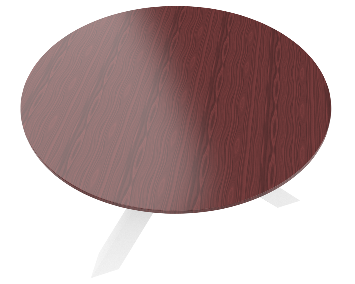 Coffee table isolated on background. 3d rendering - illustration png